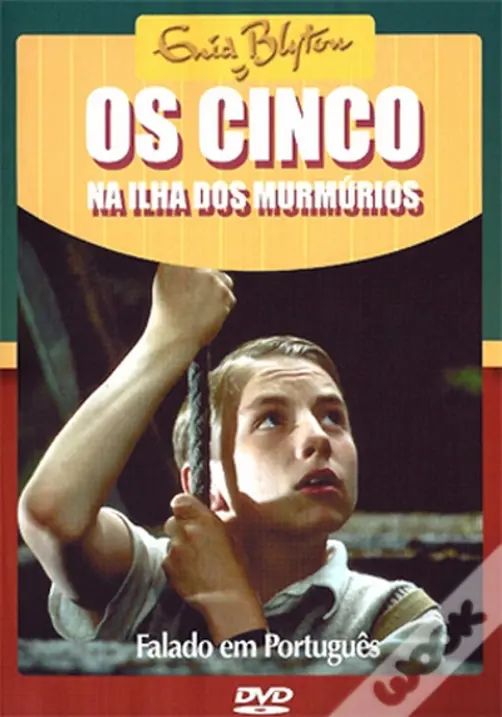 Portuguese 96s videocover: "Os Cinco na Ilha dos Murmúrios"