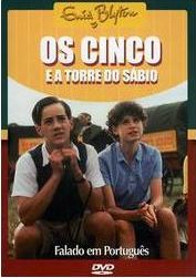 Portuguese 96s videocover: "Os Cinco e a Torre do Sábio / Os Cinco e o cientista distraído"