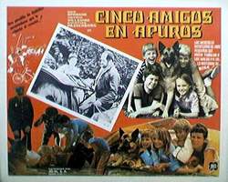 Spanish film/mini-serie/musicalcover: "Los Cinco se ven en apuros"