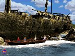 Screenshot (Die F�nf Freunde rudern zum Wrack auf der Insel)
