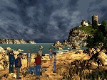 Screenshot (Die F�nf Freunde auf dem Strand der Insel)