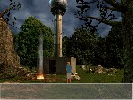 Screenshot (Dick hat ein Feuer angez�ndet und gibt Rauchzeichen)