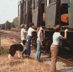 Viewmaster-Bild aus 'F�nf Freunde im Zeltlager'