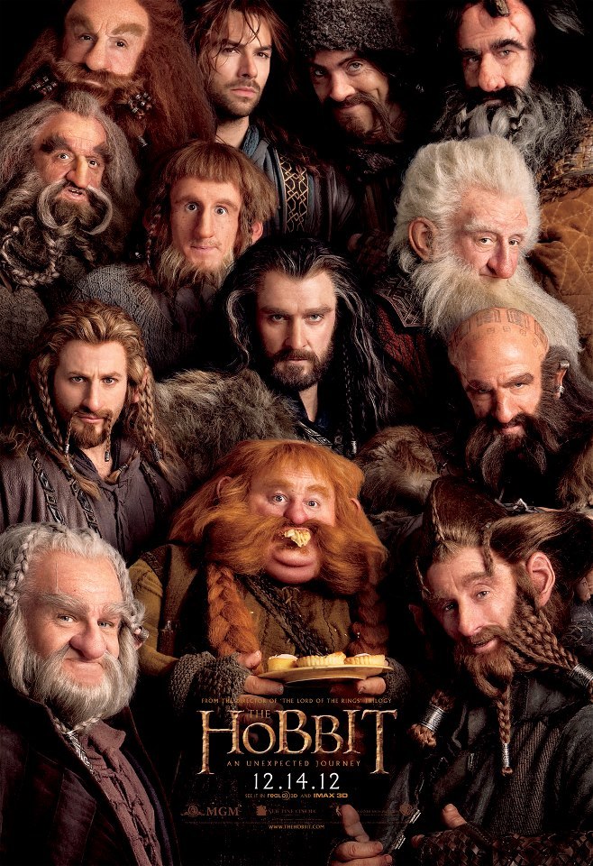 Richard Armitage, Jed Brophy, John Callen, Mark Hadlow, Peter Hambleton, William Kircher, Graham McTavish, James Nesbitt, Dean O'Gorman, Ken Stott, Stephen Hunter, Aidan Turner, and Adam Brown in The Hobbit: An Unexpected Journey (2012)
