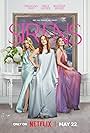 Julianne Moore, Meghann Fahy, and Milly Alcock in Sirens (2025)