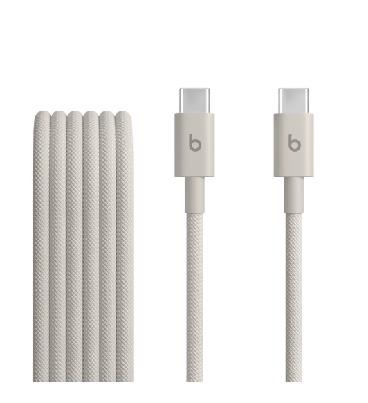 Beats USB-C to USB-C Woven Cable (1.5 m / 5 ft) in Surge Stone.