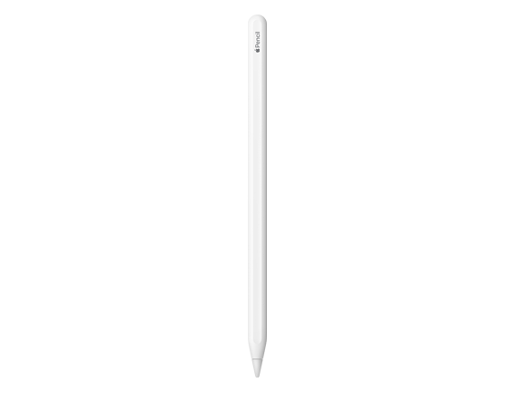 Personalisierter Apple Pencil der zweiten Generation mit individuellem Text und Emojis.