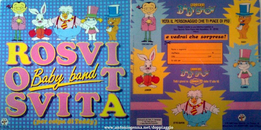 Copertina del disco con la sigla del programma
