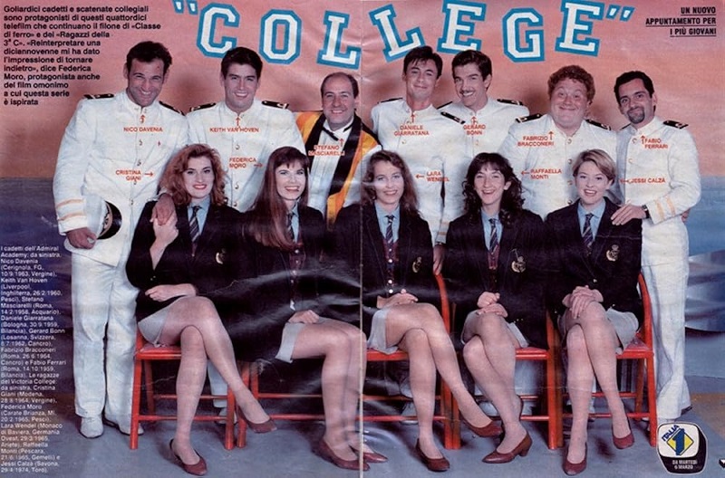 Logo e cast originale (da "TV Sorrisi e Canzoni" del 1990)