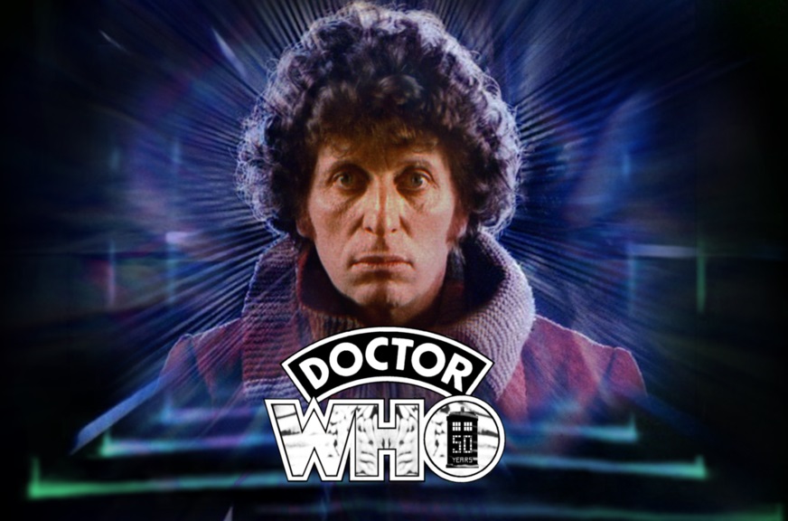 Logo e uno dei protagonisti (Tom Baker)