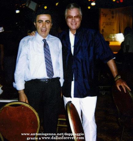 Antonio Colonnello e Larry Hagman