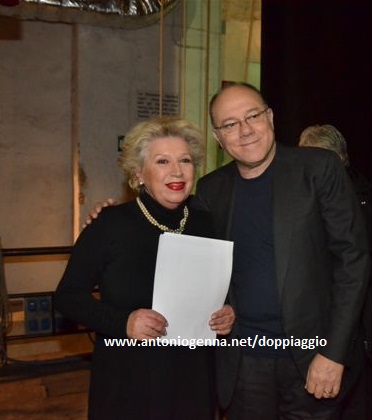 Carla Todero con Carlo Verdone