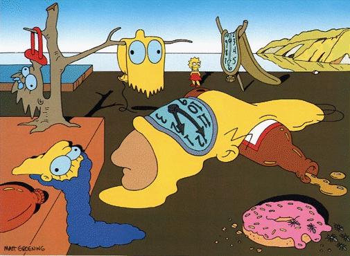 I Simpson alla Salvador D'Alï¿½...
