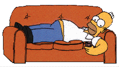 Homer sul divano