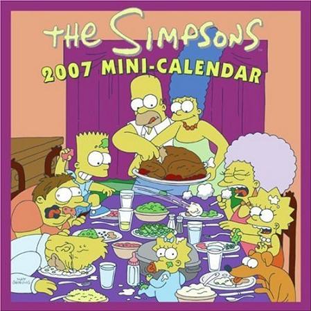 The Simpsons 2007 Mini-Calendar