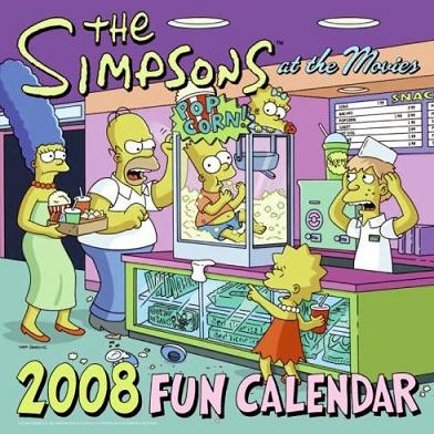 The Simpsons 2008 Fun Calendar