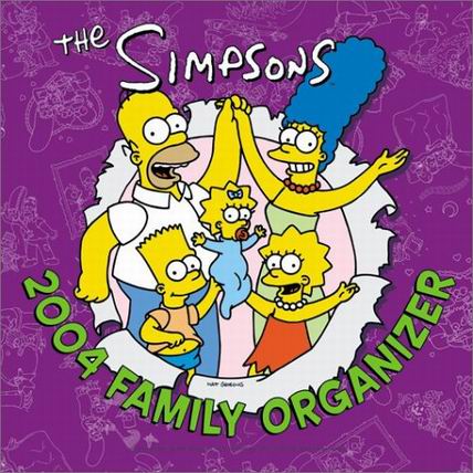 The Simpsons 2004 Family Organizer