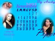 Calendario di novembre 2002