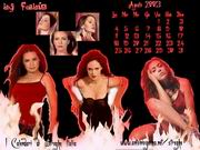 Calendario di agosto 2003 - Fabio